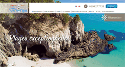 Desktop Screenshot of campingarmorique.com